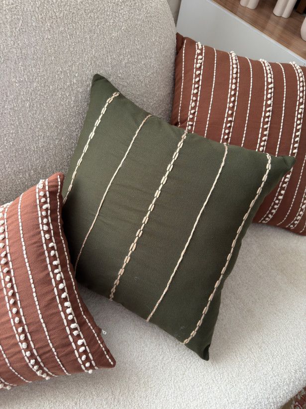 کوسن کوک دوزی طرح سبزینه