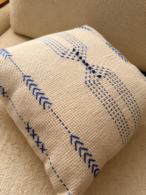 کوسن دستدوز کوکدوزی طرح روما